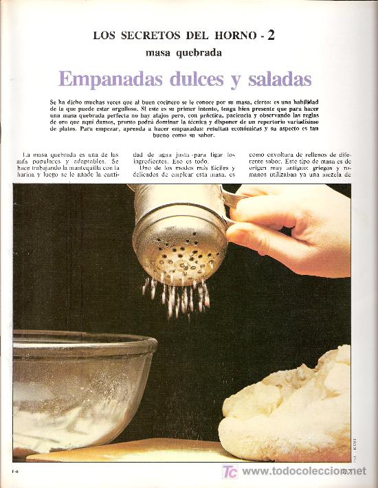 Coleccionismo de Revistas y Peri&oacute;dicos: Fasc&iacute;culo. Cocina Paso a Paso. Sarpe. Secretos horno 2  y Vegetales y frutas 6. Contenido dentro.