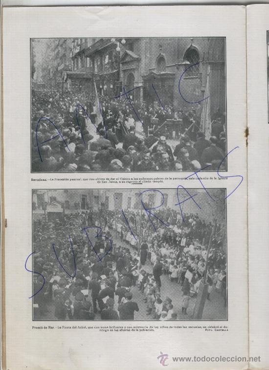 Collection Magazines and Newspapers: ACTUALIDAD 1915 BANDA D MUSICA DE PREMIA DE MAR QUINTA LA SALUD EN SAN GERVASIO INGENIEROS JUAN SU&Ntilde;E