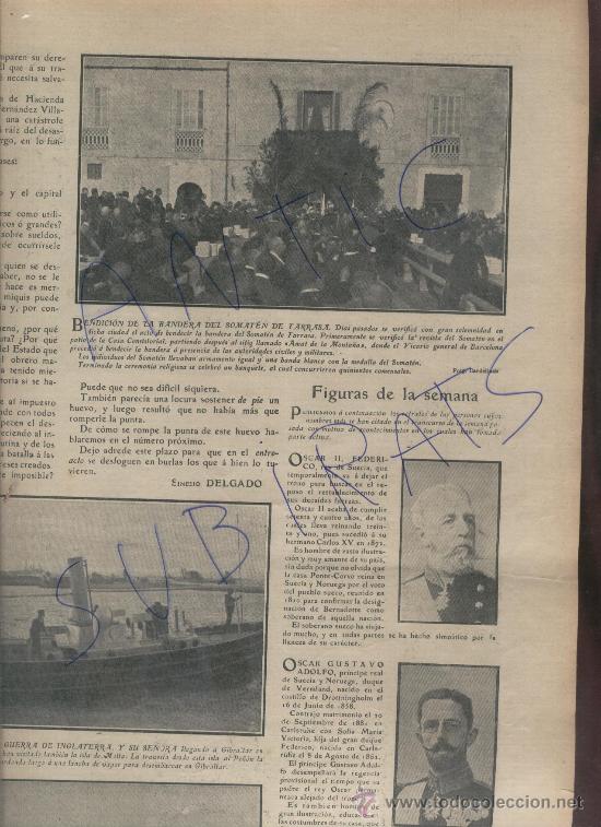 Coleccionismo de Revistas y Peri&oacute;dicos: PERIODICO ABC A&Ntilde;O 1903 SOMATEN EN TARRASATERRASSA PEPITA REYES.SANTA RITA TRANVIA MADRID A LEGANES