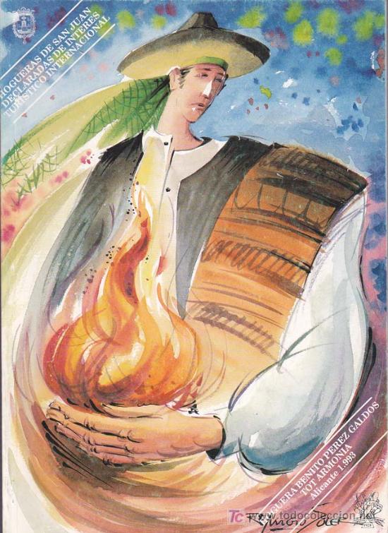 Coleccionismo de revistas y peri&oacute;dicos: LLIBRET HOGUERA BENITO PEREZ GALDOS: Tot Armon&iacute;a A&ntilde;o 1993 - HOGUERAS DE SAN JUAN