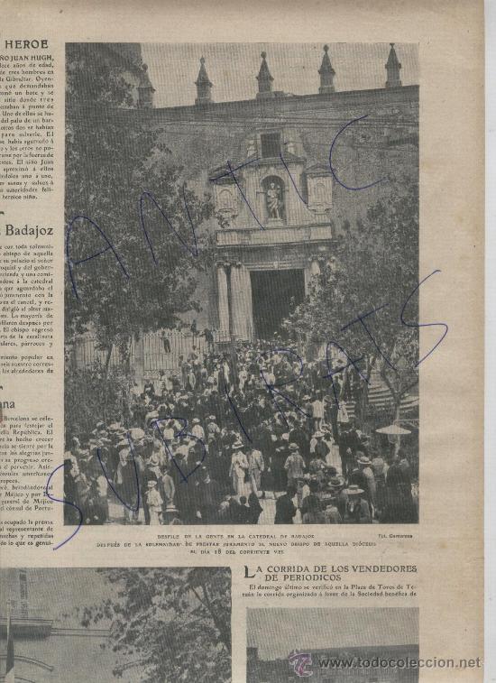 Coleccionismo de revistas y peri&oacute;dicos: PERIODICO.ABC.54.A&Ntilde;O UNO.25-09-1903.FOTOS ANTIGUAS..LARRAZABAL.SOUPE.BADAJOZ.ASILO SANTA CRISTINA.