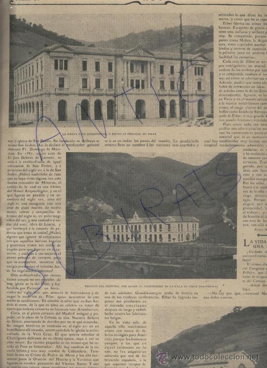 Coleccionismo de Revistas y Peri&oacute;dicos: ABC A&Ntilde;O 1903 CHAVARRI PORTUGALETE ALCAZAR DE SAN JUAN ESCUELA DE EIBAR PEDIATRIA INCUBADORA