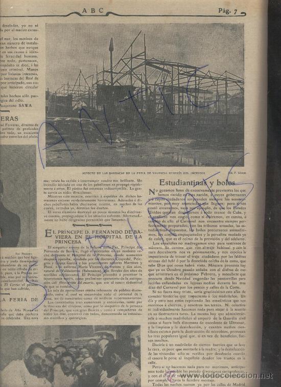 Coleccionismo de revistas y peri&oacute;dicos: ABC A&Ntilde;O 1904 ESTATUA DE VIRIATO EN ZAMORA INCENDIO DE LA FERIA DE VALENCIA DOCTOR LOPEZ GARCIA