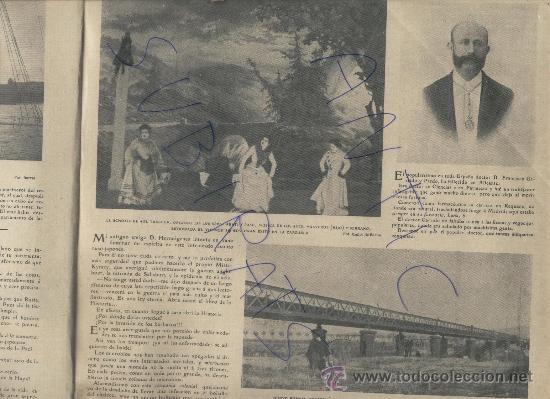 Coleccionismo de Revistas y Peri&oacute;dicos: ABC A&Ntilde;O 1904 BARCO HUNDIDO EN LA CORU&Ntilde;A PUENTE EN CALAFELL ZARZUELA ABATI GUERRA RUSO JAPONESA JAPON