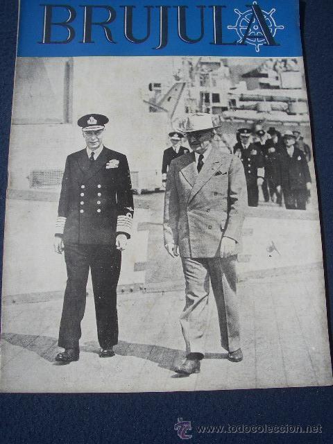 Coleccionismo de Revistas y Peri&oacute;dicos: *BRUJULA* REVISTA GR&Aacute;FICA DEL MAR, N&ordm; 126 ( 01-10-1945 )
