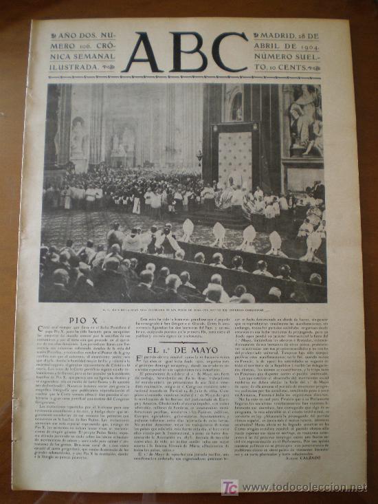 Coleccionismo de revistas y peri&oacute;dicos: ABC N&ordm; 106 (28/04/04) BALEARES CIUDADELA MAHON PALMA MALLORCA SALAMANCA ESTUDIANTES CIRCO ALGARABE&Ntilde;O
