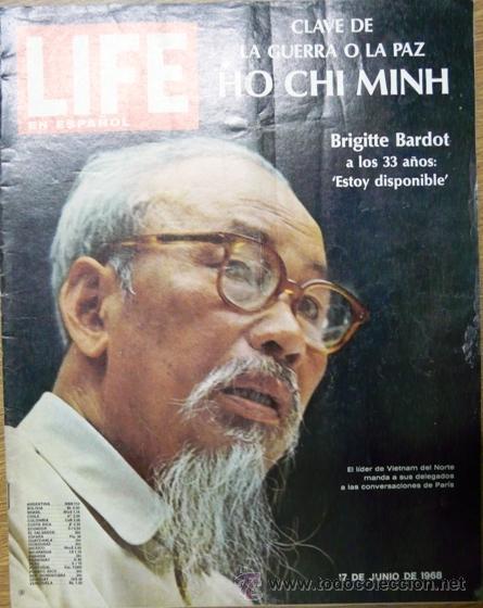 Coleccionismo de Revistas y Peri&oacute;dicos: 1968 LIFE EN ESPA&Ntilde;OL JUNIO HO CHI MINH BRIGITTE BARDOT CAMPEON DROGADO LOTE EN ARGENTINA