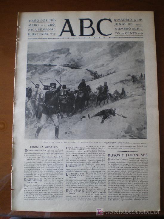 Coleccionismo de revistas y peri&oacute;dicos: ABC N&ordm; 112 (09/06/04) TOLEDO GRANIZADA MADRID DESINFECCION VALENCIA OSMA ALCOHOL CORPUS