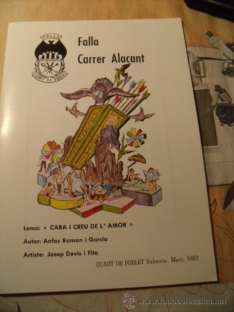 Coleccionismo de revistas y peri&oacute;dicos: Llibret de fallas de Quart de Poblet Carrer Alacant. A&ntilde;o 1983 LL-67