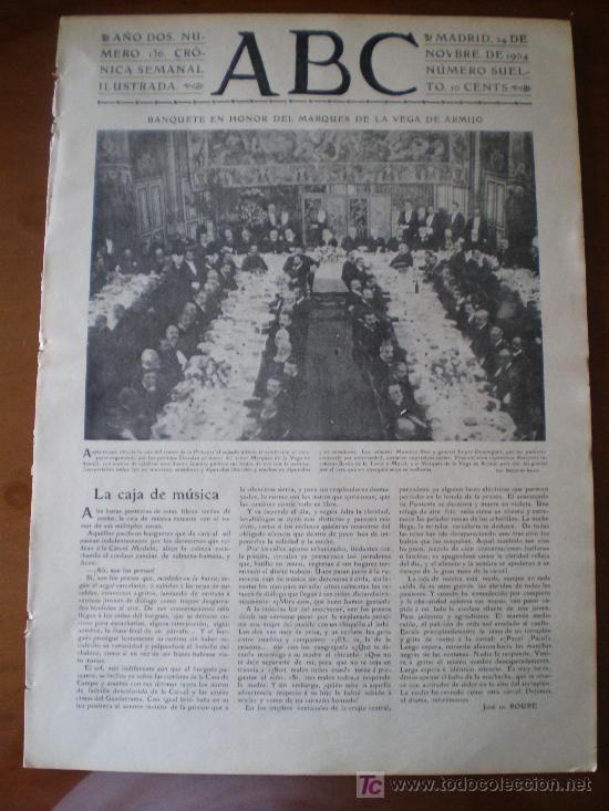 Coleccionismo de revistas y peri&oacute;dicos: ABC N&ordm; 136 (24/11/04) ALICANTE BOMBA BARCELONA BURGOS ORIHUELA  MARQUES VEGA DE ARMIJO NAQUET