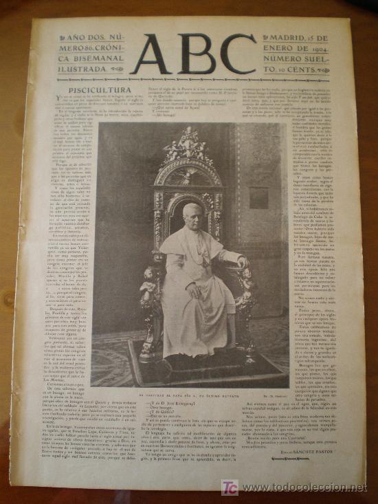 Coleccionismo de revistas y peri&oacute;dicos: ABC N&ordm; 86 (15/01/04) ARMADA GONZALEZ SERRANO MESEJO NORDENSKJOLD POLO SUR PISCICULTURA