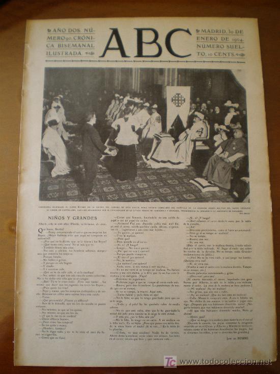 Coleccionismo de Revistas y Peri&oacute;dicos: ABC N&ordm; 90 (30/01/04) ALCOY ALICANTE TIBIDABO VILLAGARCIA CONDE DE CASTELLANO ORDEN SANTO SEPULCRO