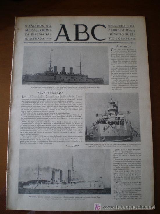 Coleccionismo de Revistas y Peri&oacute;dicos: ABC N&ordm; 94 (17/02/04) CRUZ ROJA CARNAVAL MASCARAS PAREDES PALENCIA CALVO Y MARITN ATRACCION FERIA