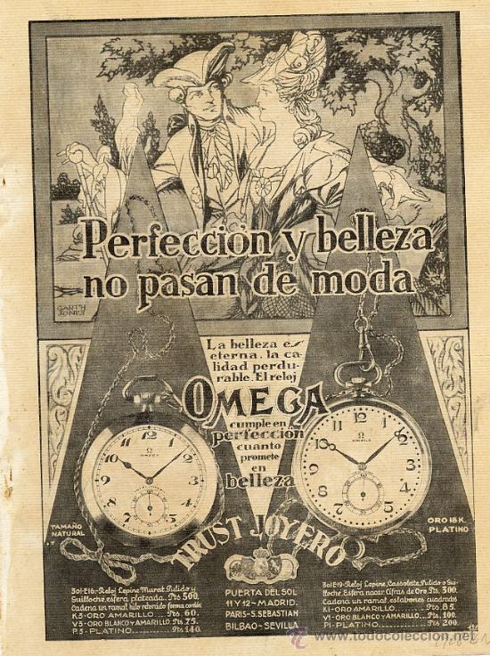 Coleccionismo de Revistas y Peri&oacute;dicos: OMEGA 1928 RELOJES TRUST JOYERO HOJA REVISTA