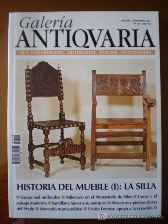 Coleccionismo de revistas y peri&oacute;dicos: ANTIQVARIA N&ordm; 197 (09/2001) MUEBLE GOYA MONASTERIO DE SILOS COROT SANTILLANA MUSEO PRADO FENOSA