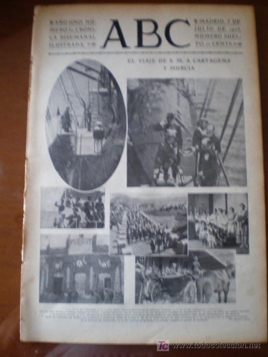 Coleccionismo de Revistas y Peri&oacute;dicos: ABC N&ordm; 30 (03/07/03) CARTAGENA MURCIA CENICERO TORRE MONTALVO ZAMORA ZARAGOZA ELDA GIBRALTAR