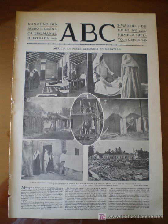 Coleccionismo de revistas y peri&oacute;dicos: ABC N&ordm; 31 (07/07/03) MEXICO MAZATLAN VERAGUA ALGABE&Ntilde;O MARQUES TOVAR AEROSTATO ESTUDIANTES GITANO