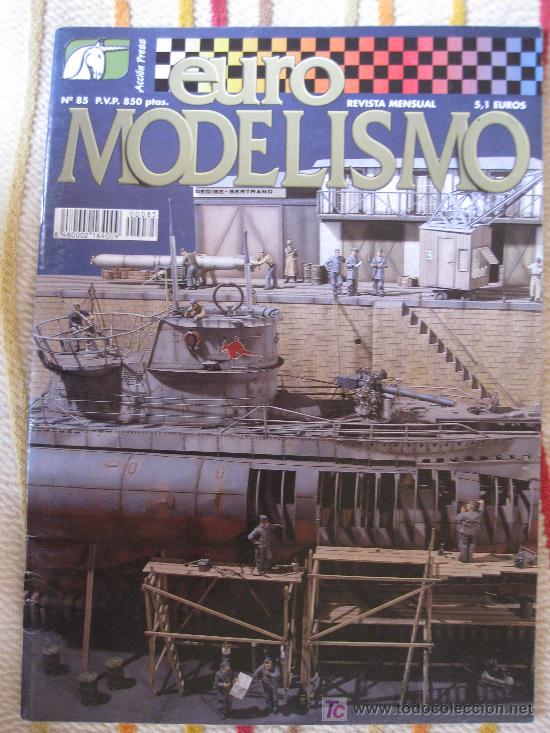 Coleccionismo de revistas y peri&oacute;dicos: EUROMODELISMO. AGOSTO 1999.N&ordm; 85. HANSA-BRANDENBURG W.29, MAROC, FERRARI F310,...