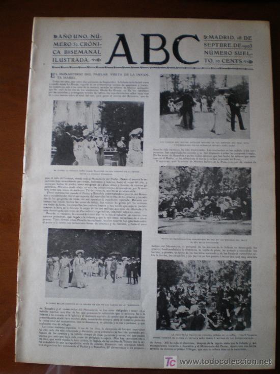 Coleccionismo de Revistas y Peri&oacute;dicos: ABC N&ordm; 52 (18/09/03) PALENCIA VALLADOLID MEDINA HUELVA UTRERA PAULAR REVERTE ESTAFA CARRUAJE CORU&Ntilde;A