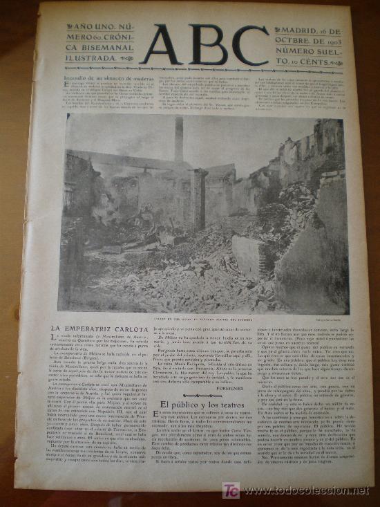 Coleccionismo de revistas y peri&oacute;dicos: ABC N&ordm; 60 (16/10/03) CADIZ ZARAGOZA CARTAGENA BILBAO JAEN VILLARES MENJIBAR HORTIZUELA VENDIMIA
