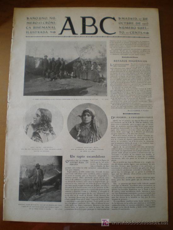 Coleccionismo de revistas y peri&oacute;dicos: ABC N&ordm; 6 (27/10/03) XATA ASTURIAS BARCELONA ZARAGOZA LEON VALENCIA PUERTO SANTA MARIA DUMONT CACERES