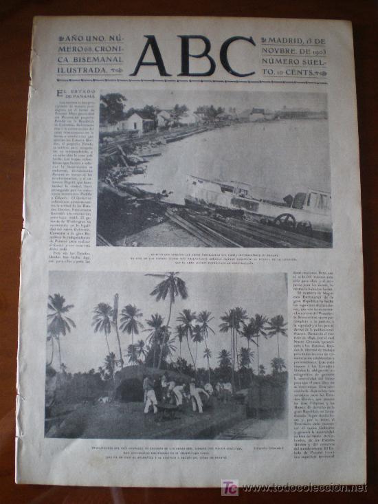 Coleccionismo de revistas y peri&oacute;dicos: ABC N&ordm; 68 (13/11/03) SANTANDER CANTABRIA MAHON MALLORCA MELILLA CADIZ VIRUELA PANAMA