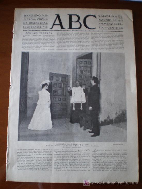 Coleccionismo de revistas y peri&oacute;dicos: ABC N&ordm; 69 (17/11/03) MARIUCHA JULIAN ROMEA AEROSTATO LEBAUDY LISBOA PORTUGAL ALICANTE BENACANTI