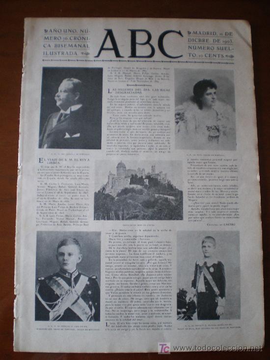 Coleccionismo de Revistas y Peri&oacute;dicos: ABC N&ordm; 76 (11/12/03) CIRCO DOMADOR CONDE SAN LUIS TOLEDO FERMOSELLE NARAJAS PUERTO VALENCIA