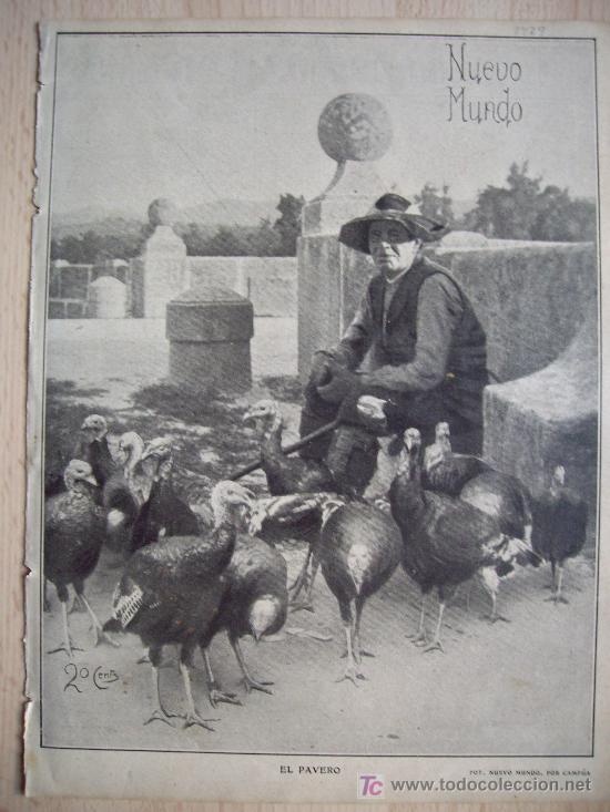 Sammeln von Zeitschriften und Zeitungen: RECORTE DE PRENSA 1907 - EL PAVERO