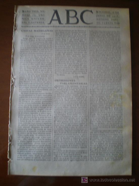 Coleccionismo de revistas y peri&oacute;dicos: ABC N&ordm; 157 (16/06/05) GRAND PRIX PARIS BARCELONA CONDE DE SAN LUIS ESTUDIANTES