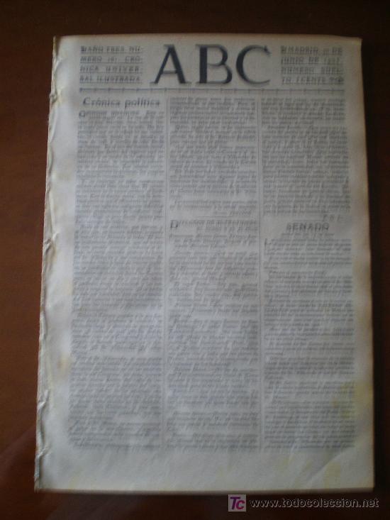 Coleccionismo de Revistas y Peri&oacute;dicos: ABC N&ordm; 161 (20/06/05) RIOS ROSAS MARQUES DE AMBOAGE JUCAR LO&Ntilde;O ALCALA HERNARES ALLENDENSALAZAR