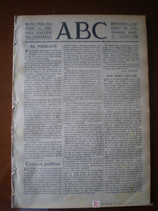 Coleccionismo de Revistas y Peri&oacute;dicos: ABC N&ordm; 162 (21/06/05) OLESA BARCELONA MARQUES DE ARG&Uuml;ELLES CENTRO ASTURIANO MOSCU