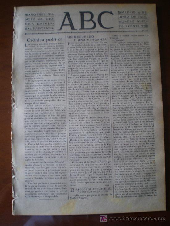 Coleccionismo de Revistas y Peri&oacute;dicos: ABC N&ordm; 168 (27/06/05) GUIPUZCOA VICENTI Y REGUERO ALCALA DE HENARES CAMPOS ARJONA GRANADA