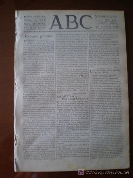 Coleccionismo de revistas y peri&oacute;dicos: ABC N&ordm; 201 (30/07/05) CABALLO VALENCIA SALAMANCA