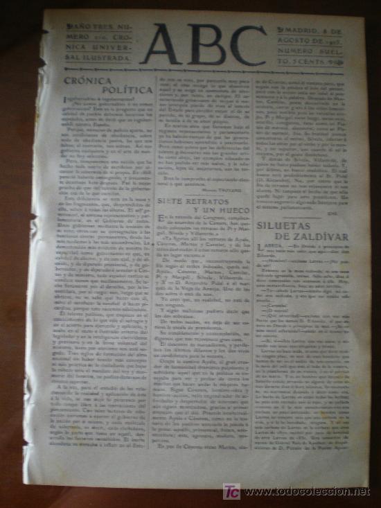 Coleccionismo de revistas y peri&oacute;dicos: ABC N&ordm; 210 (08/08/05) CASTELLON OBSERVATORIO ECLIPSE MADRID BECERRADA TRANVIA SEDAN PORTSMOUTH