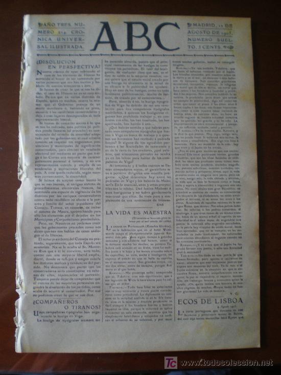 Coleccionismo de revistas y peri&oacute;dicos: ABC N&ordm; 214 (12/08/05) SANTANDER RUIZ DE VELASCO VEHICULOS INDUSTRIALES MADRID VERBENA
