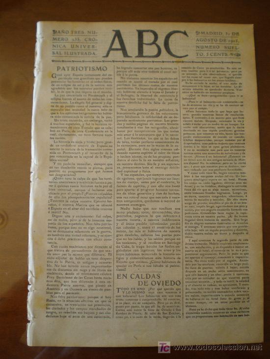 Coleccionismo de revistas y peri&oacute;dicos: ABC N&ordm; 233 (31/08/05) COMILLAS SANTANDER LEON BURGOS ASTRONOMIA NENUFAR MARQUES DE COMILLAS