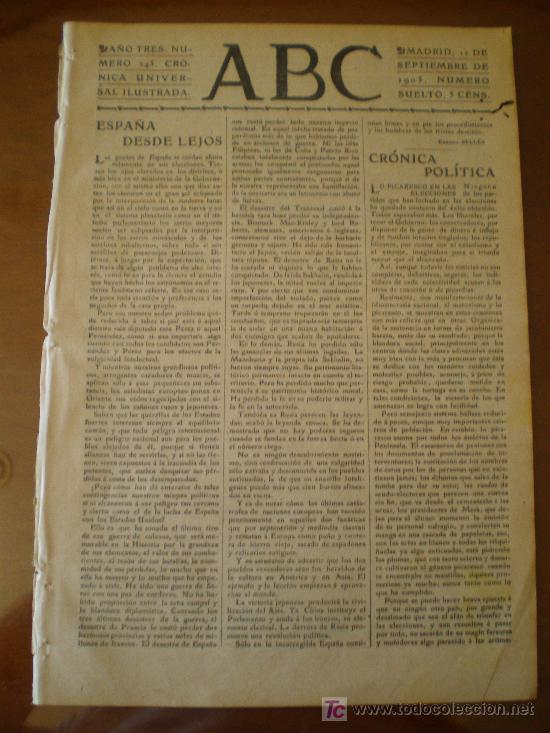 Coleccionismo de Revistas y Peri&oacute;dicos: ABC N&ordm; 245 (12/09/05) VACIAMADRID CABALLERIA VALLADOLID