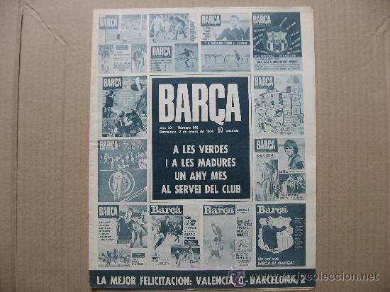 Collectionnisme de Revues et Journaux: BARSA,N&ordm; 946 DEL 2 DE ENERO DE 1874.TODO EL CONSEJO DIRECTIVO DEL BARCELONA-GENIALIDAD DE CRUYFF.