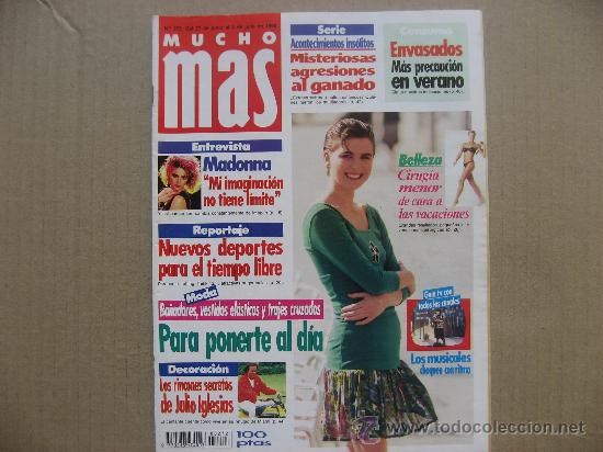 Coleccionismo de Revistas y Peri&oacute;dicos: MUCHO MAS,MADONNA EL TRIUNFO ME HA HECHO OLVIDAR LAS HUMILLACIONES.