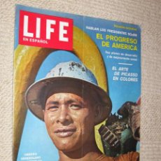 Coleccionismo de Revistas y Periódicos: LIFE EN ESPAÑOL 13/11/1961. EL ARTE DE PICASSO EN COLORES. ELIZABETH TAYLOR, ES CLEOPATRA 