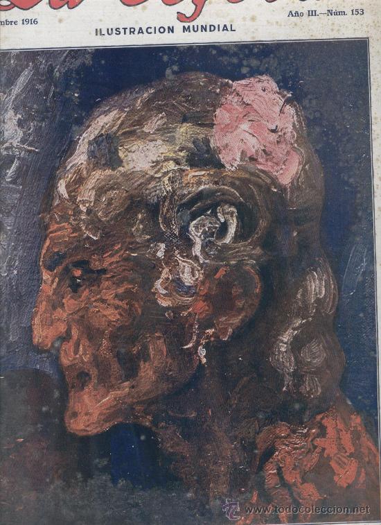 Collectionnisme de Revues et Journaux: REVISTA  A&Ntilde;O 1916 PORTADA GITANA VIEJA PINTOR ANGLADA CAMARASA TORRIJOS 1831 GISBERT