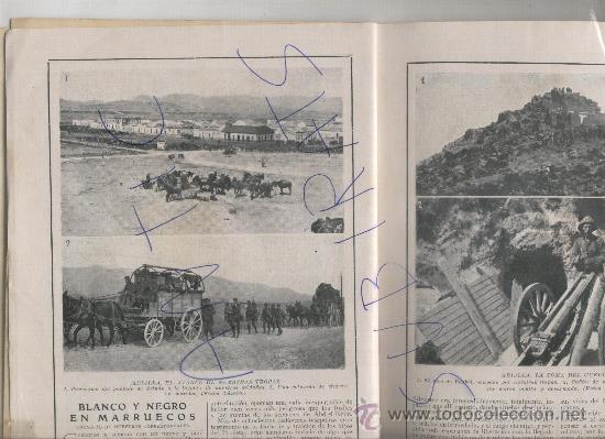 Coleccionismo de Revistas y Peri&oacute;dicos: 1921 FOTOS DE MELILLA ZELUAN GURURU BENIDORM LEQUEITIO MUNDACA BERMEO PEDERNALES JUBY
