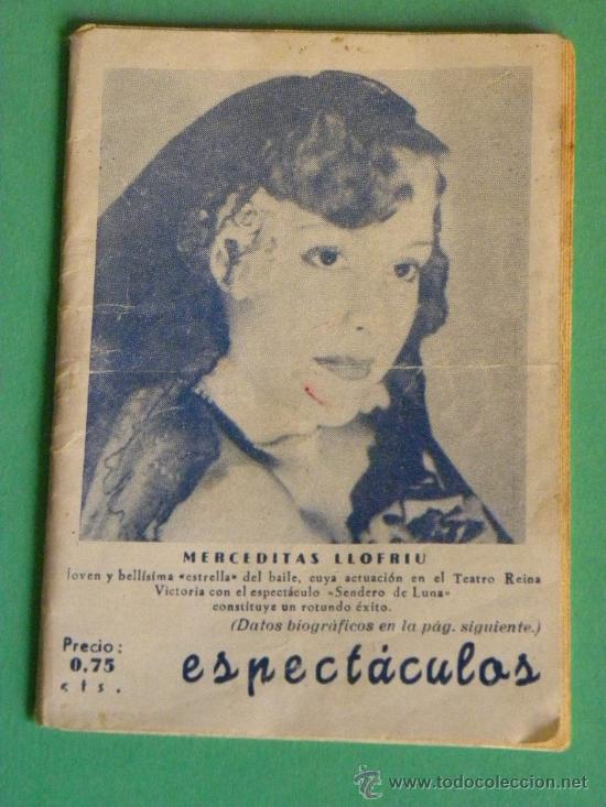 Coleccionismo de Revistas y Peri&oacute;dicos: Revista Semana Espect&aacute;culos Madrid 27/8/1950 (cine teatro,).Merceditas Llofriu .Carmen Sevilla.