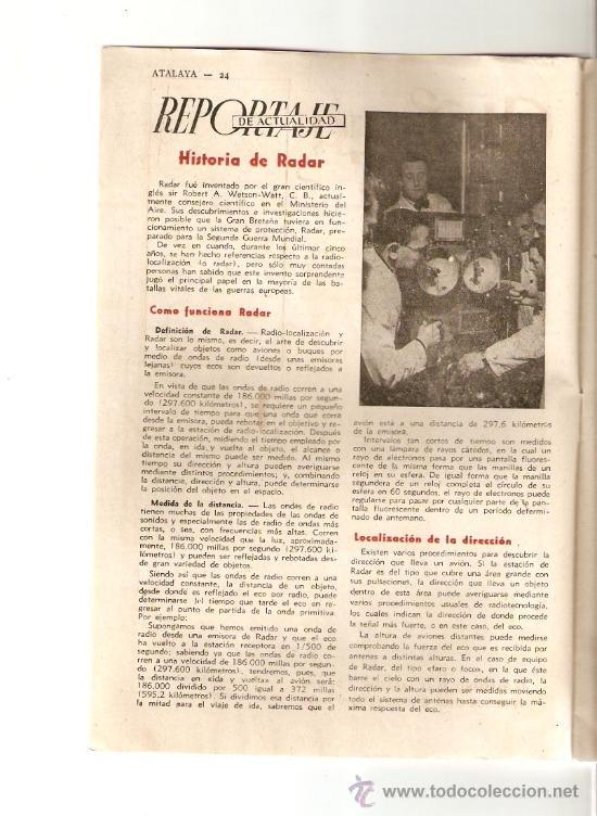 Collection Magazines and Newspapers: REVISTA.A&Ntilde;O 1946.FUTBOL.ATLETICO DE BILBAO.BALONCESTO.PADRE MILLAN.EL RADAR.