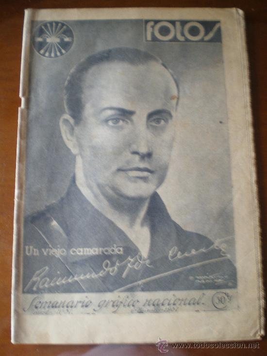 Coleccionismo de revistas y peri&oacute;dicos: FOTOS N&ordm; 37 (06/11/37) GUERRA CIVIL ARAGON NAVARRA GIJON FUTBOL DONOSTIA LEGION FERNANDEZ CUESTA
