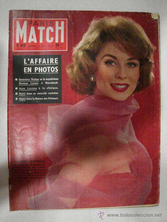 Collezionismo di Riviste e Giornali: REVISTA PARIS MATCH. N&ordm; 513. 1959. L`AFFAIRE EN PHOTOS.