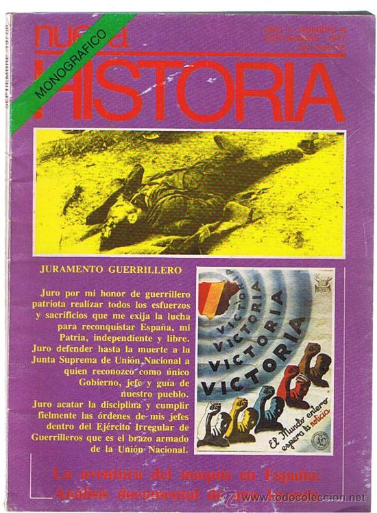 Collezionismo di Riviste e Giornali: Nueva Historia n&ordm; 8.