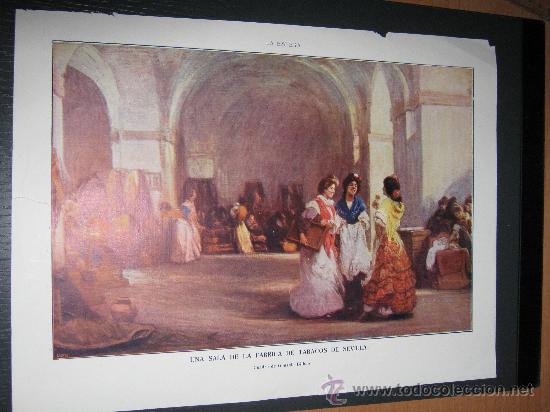 Collectionnisme de Revues et Journaux: RECORTE ORIGINAL DE LA REVISTA LA ESFERA, LAMINA CON CUADRO DE GONZALO DE BILBAO