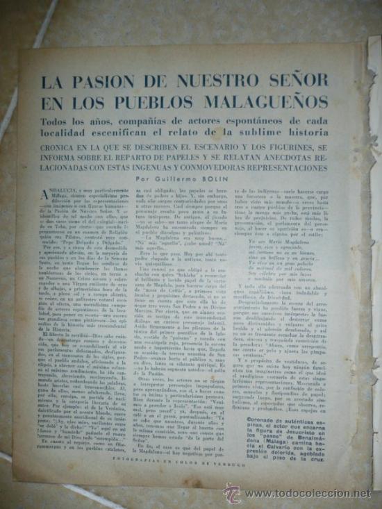 Collezionismo di Riviste e Giornali: SEMANA SANTA PUEBLOS MALAGUE&Ntilde;OS. MALAGA. A&Ntilde;OS 50.